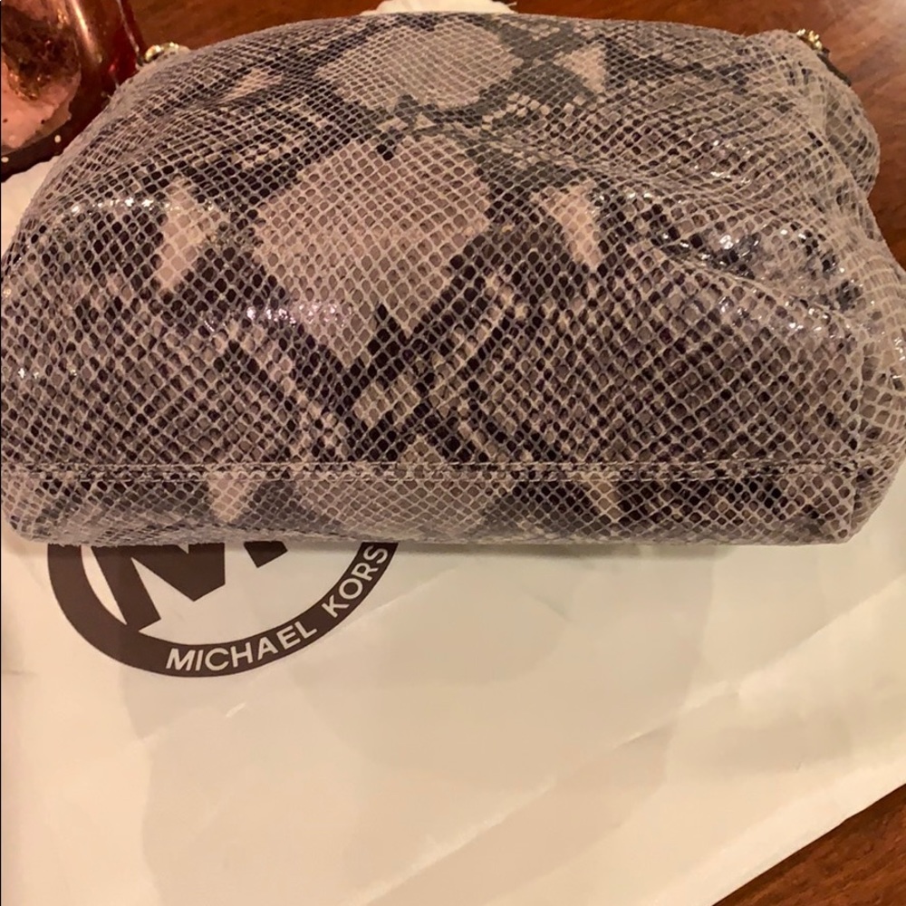 Michael Kors Python Leather Small Tote - image 2